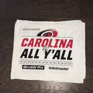 Carolina Hurricanes Vs y’all southern Rally Towel stanley cup 2022 playoffs